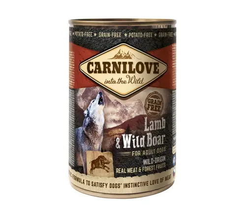 Jardin à équiper：Pâtée pour chien à l'agneau Carnilove - 400 g