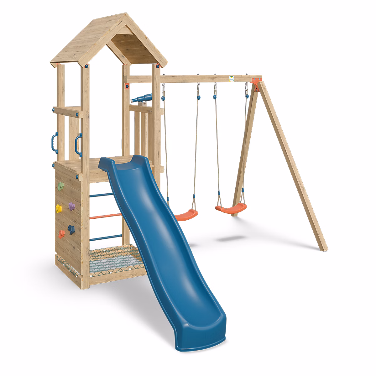 Aire de jeux en bois SMART XPLORER 2 TRIGANO – 7 enfants