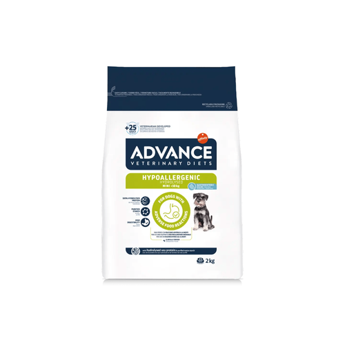 CROQUETTES CHIEN ADVANCE® VETERINARY DIETS - HYPOALLERGENIC MINI - 2KG
