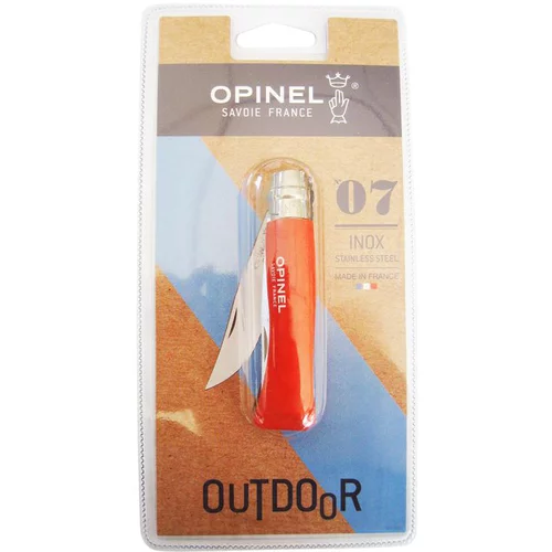 Pour profiter dehors：Couteau Outdoor coloris orange n°7 Opinel
