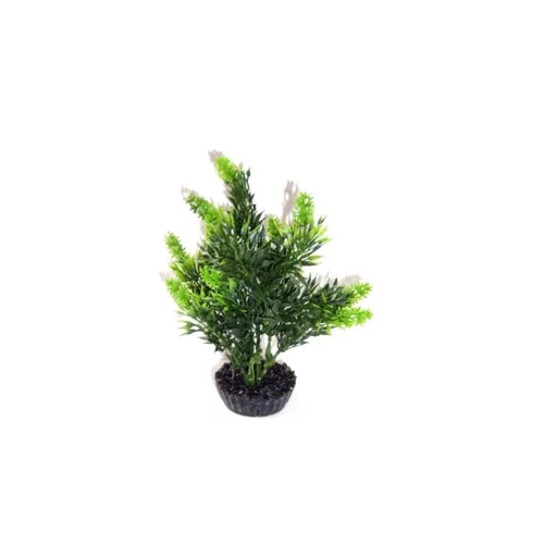 Pour plus de praticité au jardin：Arbre vert en plastique petit modèle 18 cm