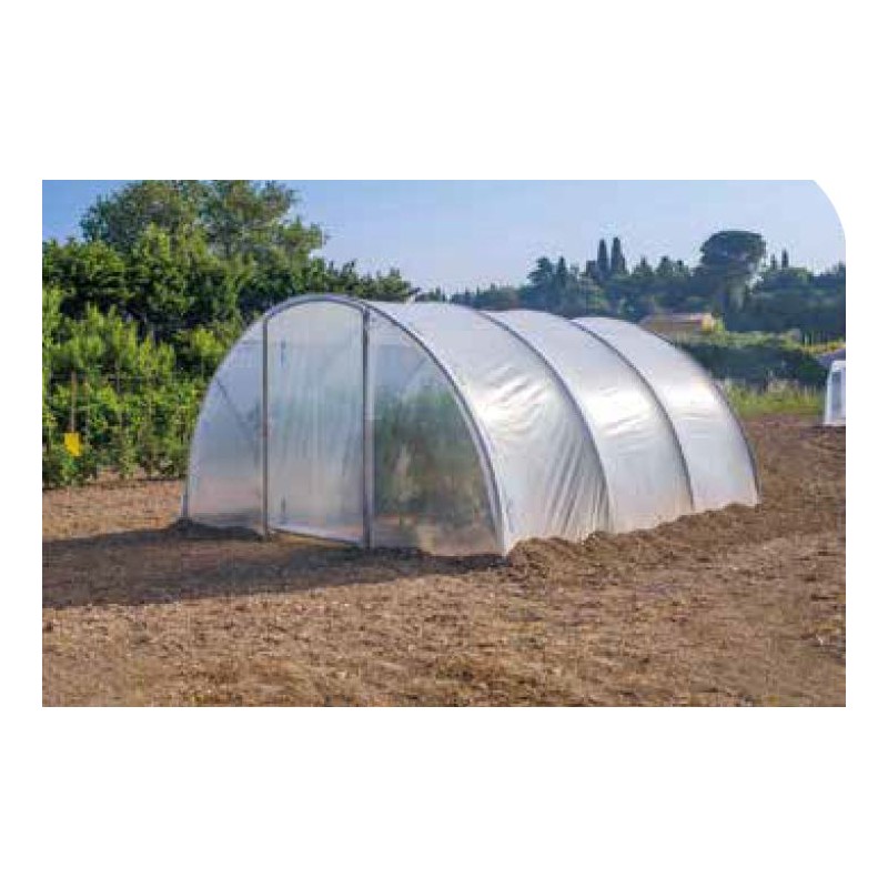 Serre tunnel 20,25m² – 4,5x4,5m – 1 porte