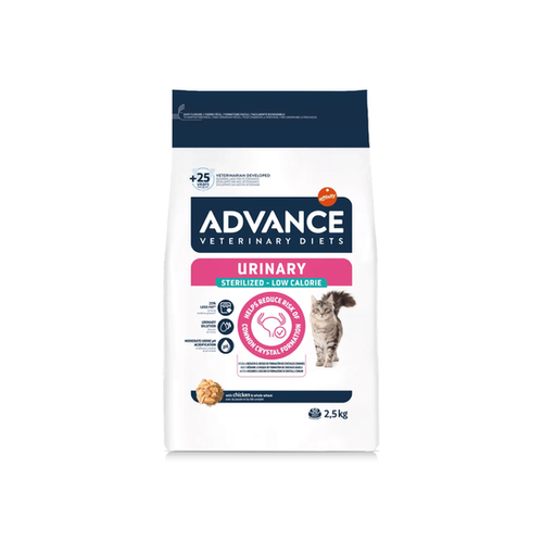CROQUETTES CHAT ADVANCE® VETERINARY DIETS - URINARY LOW CALORIE - 2,5KG