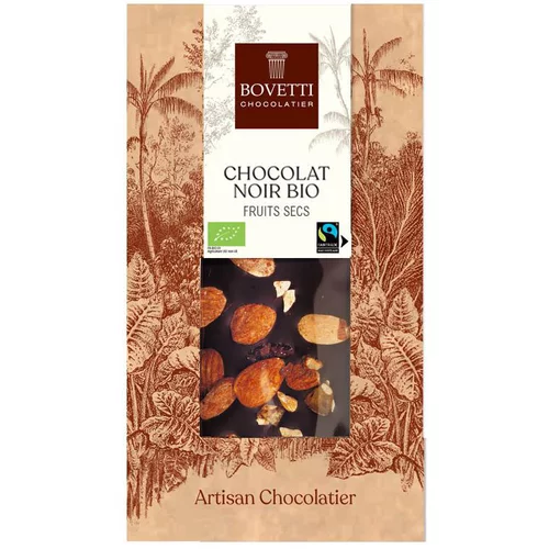 Pour l’extérieur：Chocolat noir bio aux fruits secs - 100 g