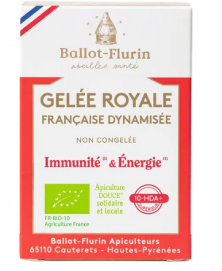 Ballot Flurin - Gelée Royale Fraîche Dynamisée - 10 gr