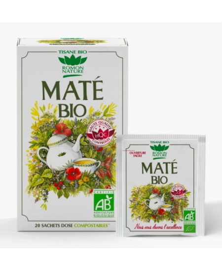 Romon Nature - Tisane Maté bio - 20 sachets
