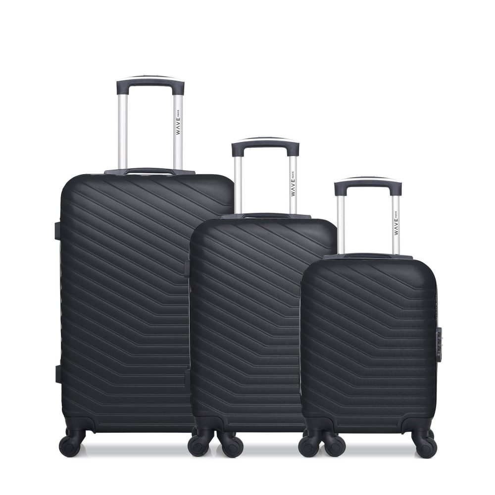 WAVE PARIS Wave paris - lot de 3 - valise weekend, valise cabine et valise cabine xxs lena