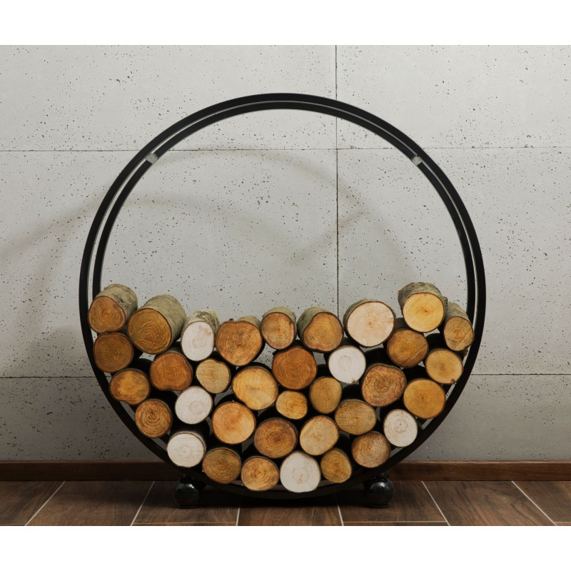 Porte-bûches «DAISY» 80cm - Réf 333233