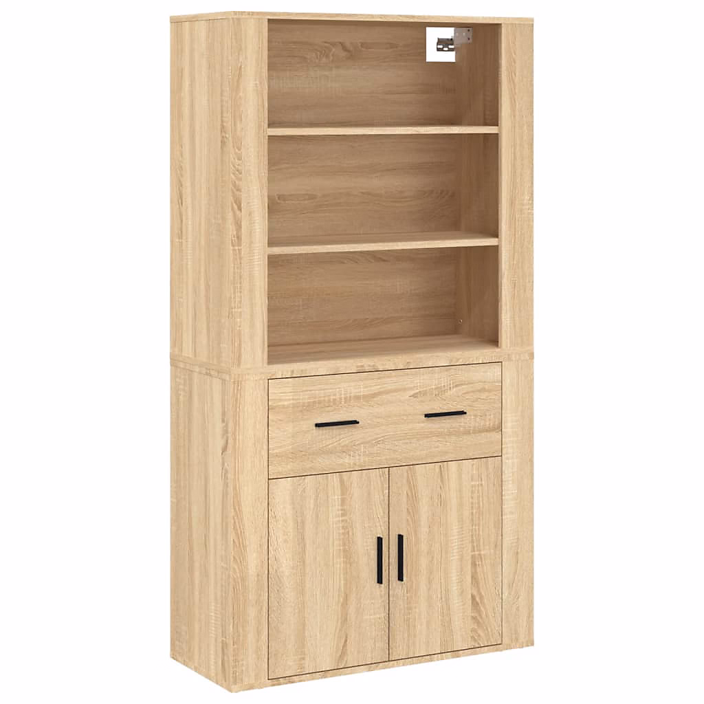 Meuble – Buffet haut Chêne sonoma Bois d'ingénierie vidaXL