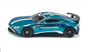 Jardin & idées：Voiture pour enfant Aaston Martin Vantage GT4 coloris noir Blister Siku