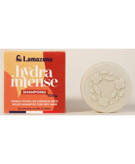 Lamazuna - Shampoing solide Cheveux secs huile de coco vierge 70ml
