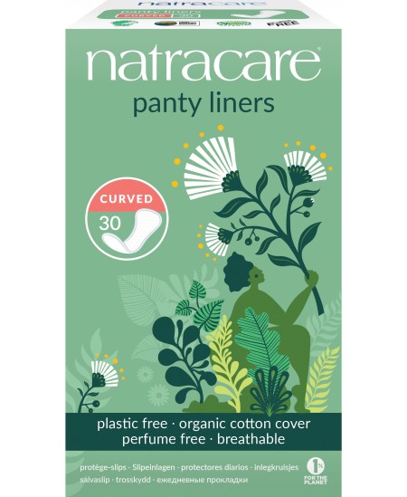 NatraCare - 30 Protège-Slips Bio - Incurvés