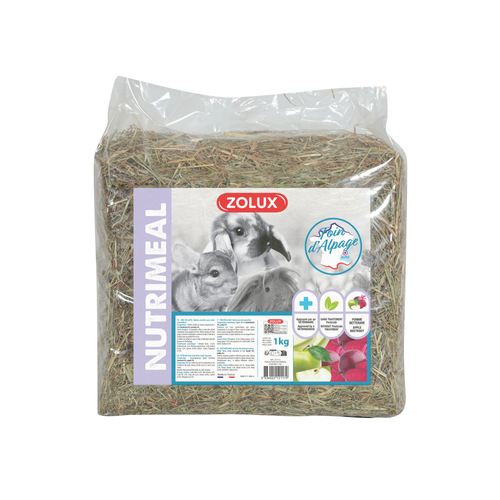 FOIN D'ALPAGE 'NUTRIMEAL' ZOLUX® - POMME/BETTERAVE - 1KG
