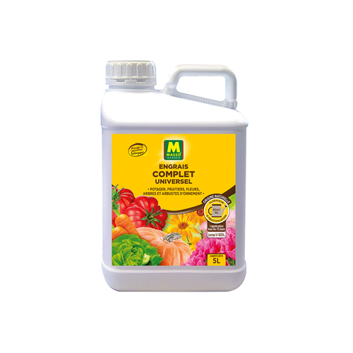 ENGRAIS LIQUIDE COMPLET UNIVERSEL MASSO® - 5L