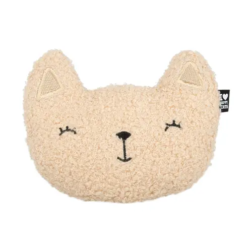 Qualité pour le jardin：Jouet pour chat coloris écru coussin à remplissage d'herbes Happy Cat D&D Home Zara - 14 x 4 x 11 cm