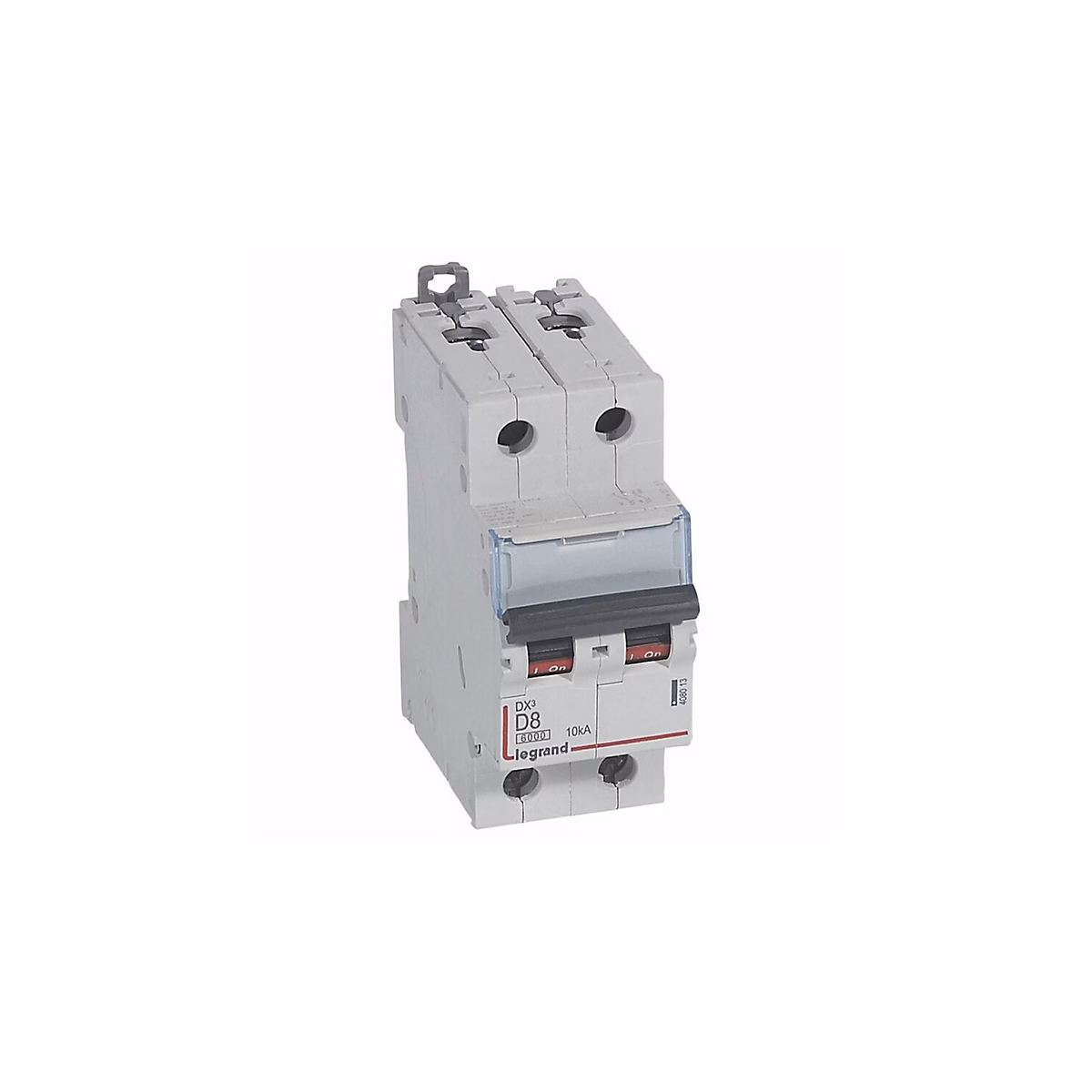 408013 Disjoncteur Bipolaire 8a – 2p Courbe D, 6/10ka, à Vis, Legrand Dx3