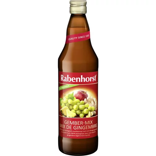 Pour vos moments en extérieur：Jus de fruits Mix de gingembre bio en bouteille de 75 cl