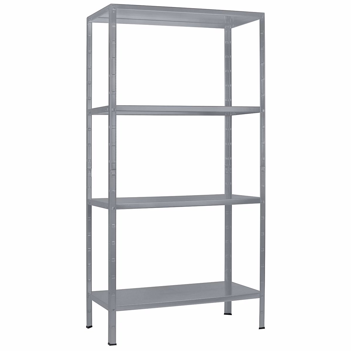 Rangement garage et cave – Étagère en métal gris Schulte Regalwelt Powermax H.180 x L.80 x P.40 cm