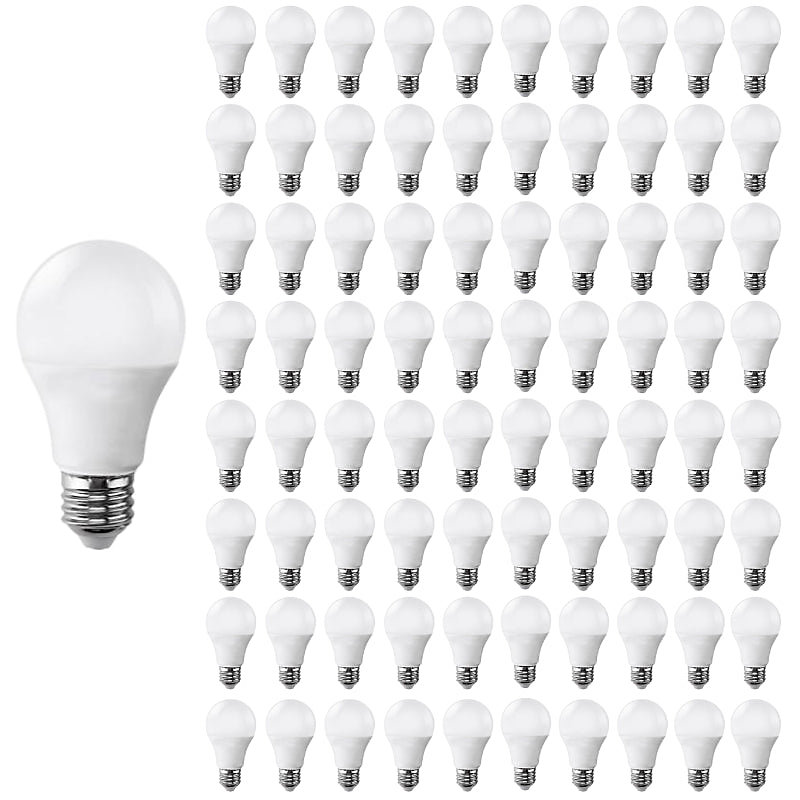Ampoule LED E27 9W 220V A60 180 degrés (Pack de 100) – Blanc Chaud 2300K, 3500K, SILAMP