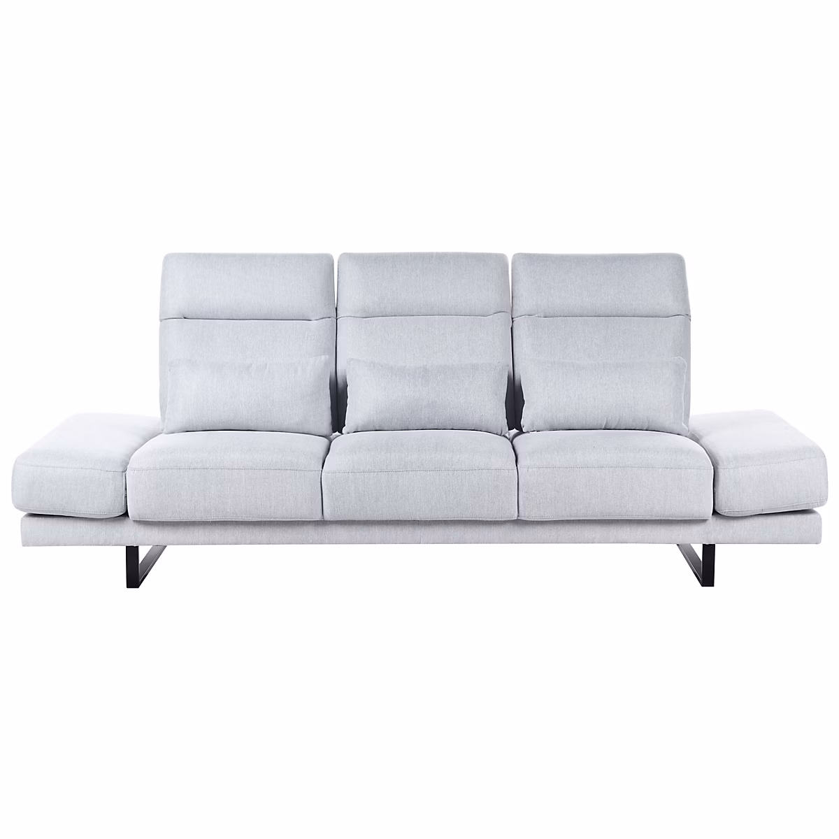 Canapé 3 places IKAST Tissu Gris clair – Réf. KIOXTCPKH4462648918