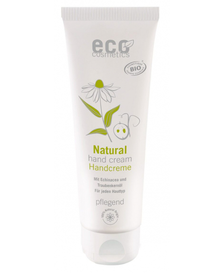 Eco Cosmetics - Crème mains Echinacea et huile de pépins de raisin - 125 ml