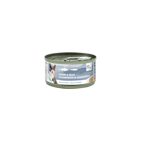 PÂTÉE POUR CHAT BUBI NATURE BUBIMEX® THON & BAR - 70G