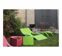 Muse bain de soleil en polyéthylène rotomoulé