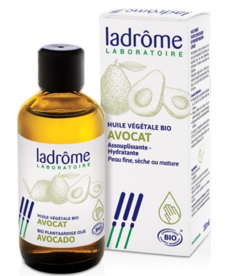 Ladrome - Huile végétale d'Avocat assouplissante et hydratante - 100 ml