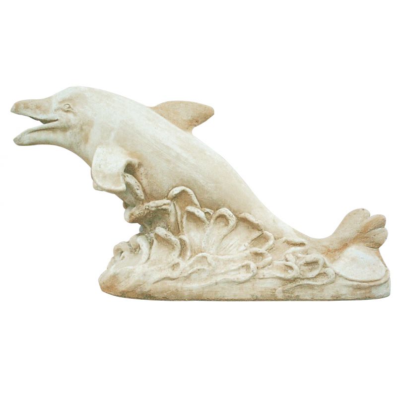 Dauphin Couche petit modèle Jet D'Eau - Statue