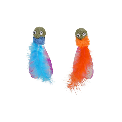 JOUET POUR CHAT 'BOLEO' FLAMINGO® BALLE AVEC PLUMES