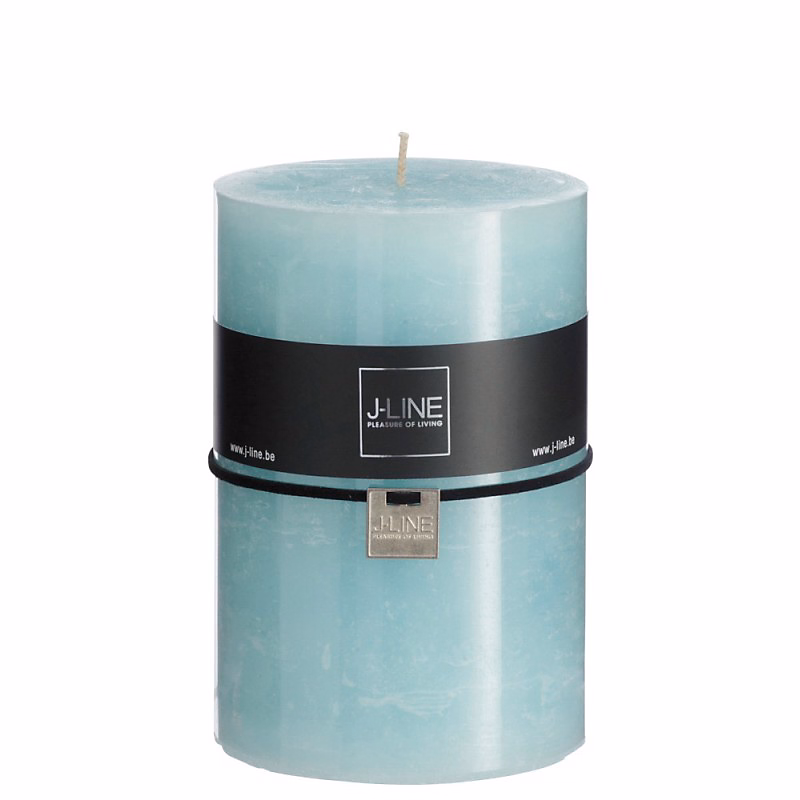 Bougie cylindrique 120H Azur 10 × 10 × 15 cm