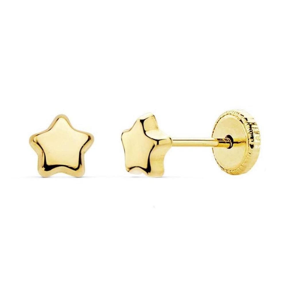 L'ATELIER D'AZUR Boucles d'Oreilles Or 18 Carats 750/000 Jaune - Etoiles