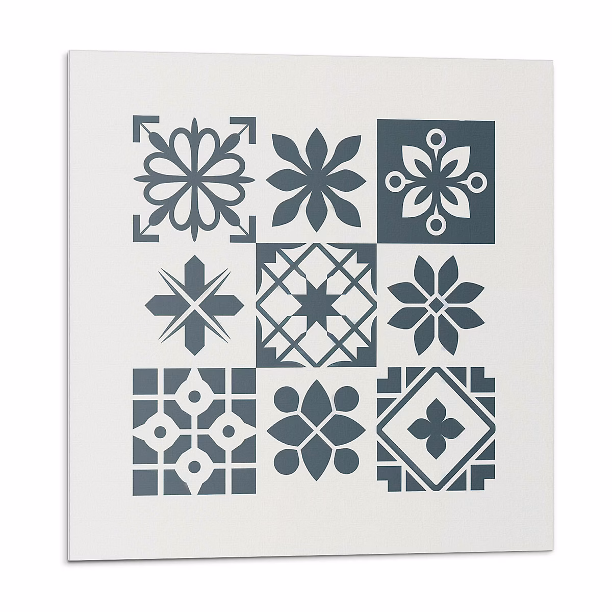 Carreaux Vinyle Wallfluent 20 × 20 cm Motifs Géométriques Dans La Mise En Page 20 pièces