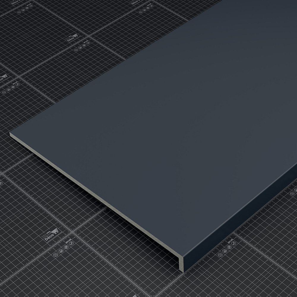 Appui de fenêtre PVC l. 40 cm x ép. 9 mm | Anthracite – 80 cm