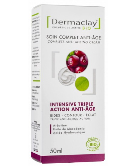 Dermaclay - Soin complet intensive triple action anti âge 50ml
