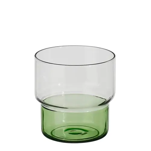 Choix utile:Verre vert/transparent Riga - Ø 8 x H 8,5 cm