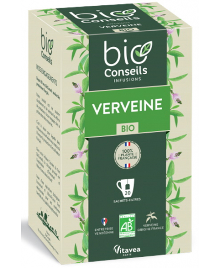 Bio Conseils - Infusion Verveine bio - 20 sachets