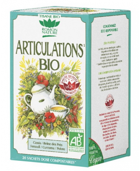Romon Nature - Tisane Articulations BIO - 20 sachets 36g