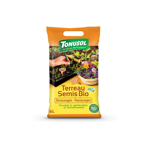 TERREAU SEMIS BIO BOUTURAGES & REPIQUAGES TONUSOL® - 6L