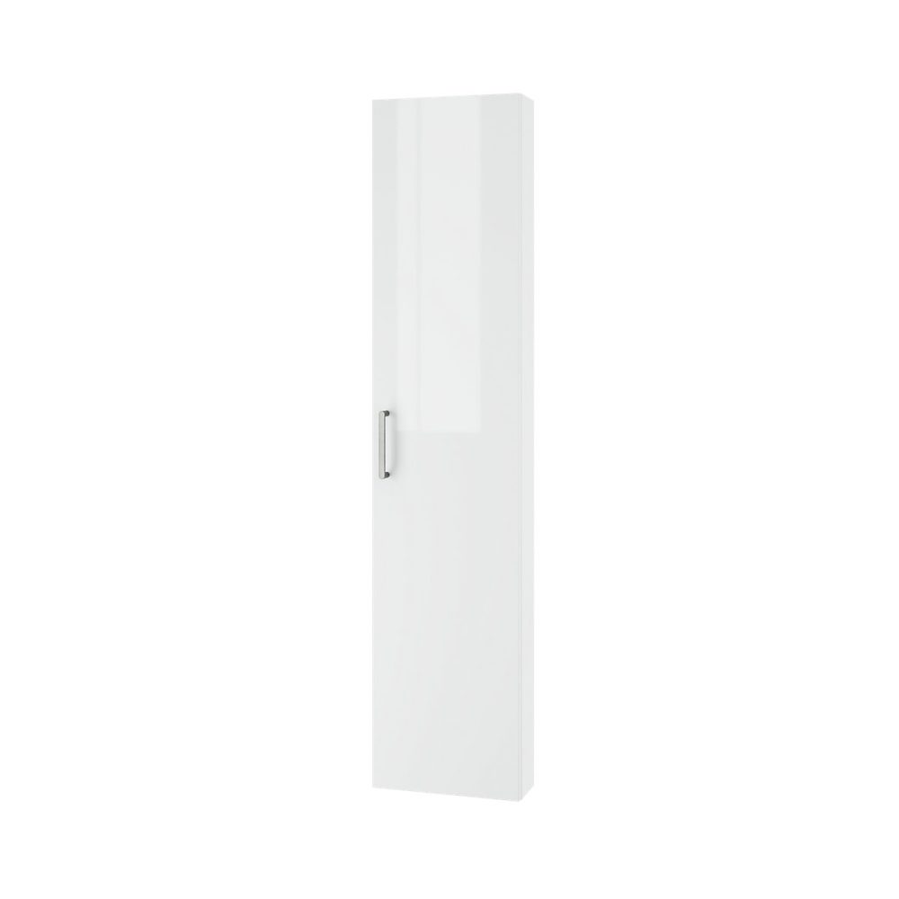 Colonne de salle de bains faible profondeur blanc brillant l. 40 x H. 180 x P. 15 cm GoodHome Imandra – Réf. DOXPUCIIP8913704277