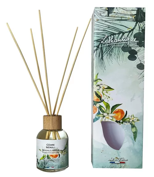 Espace vert utile：Bâton à parfum Lothantique Jardin d'aquarelles Cèdre Néroli – 100 ml