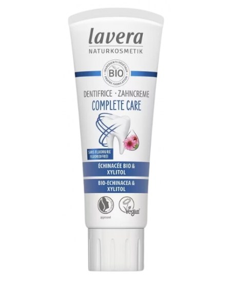 Lavera Dentifrice Complete Care Echinacée bio Calcium sans fluor 75 ml