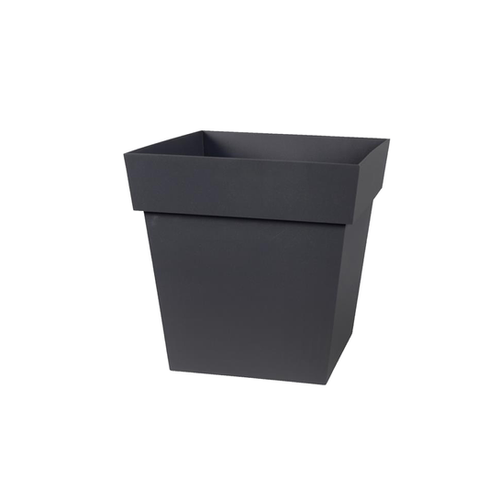 POT CARRÉ 49,5CM ANTHRACITE EDA® TOSCANE