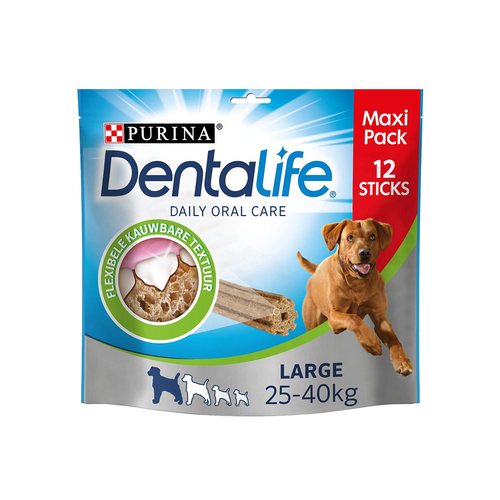 FRIANDISES CHIEN PURINA® DENTALIFE® LARGE (25-40KG) - 12 BÂTONNETS