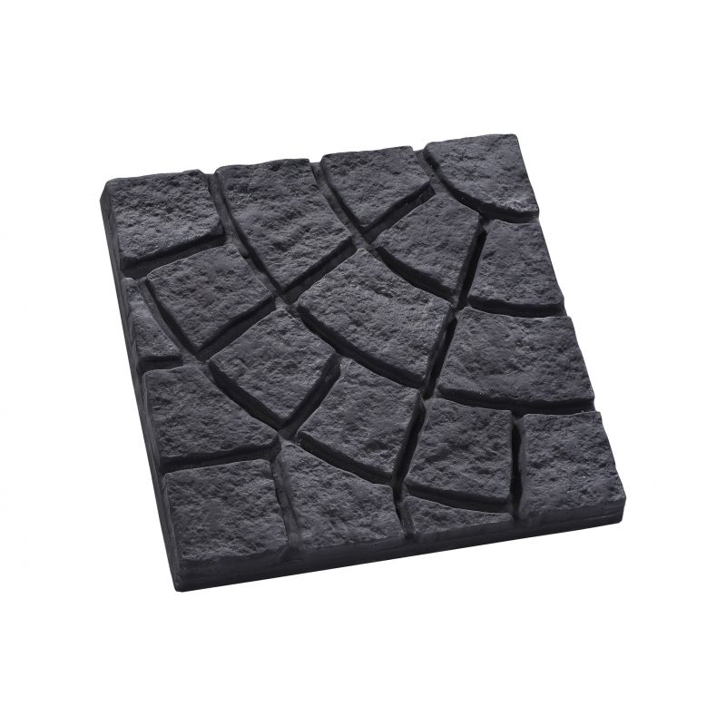 Bordure de jardin 1/4 rosace petit pavé - 44,8 cm