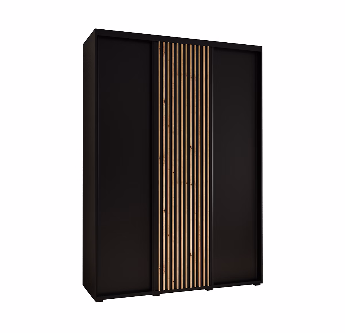 Armoire Sapporo 1 a portes coulissantes H. 205 – 2 x L. 170 x P. 60 3 portes