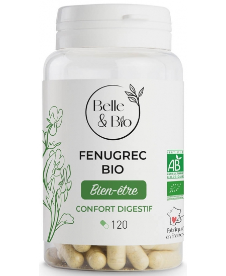 Belle et Bio - Fenugrec bio - 120 gélules