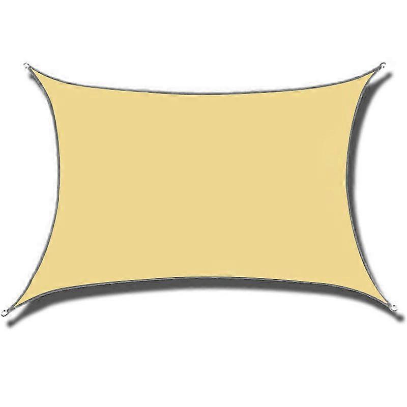 Voile d'ombrage rectangulaire, imperméable et résistante aux UV, 2 x 3 m, kaki