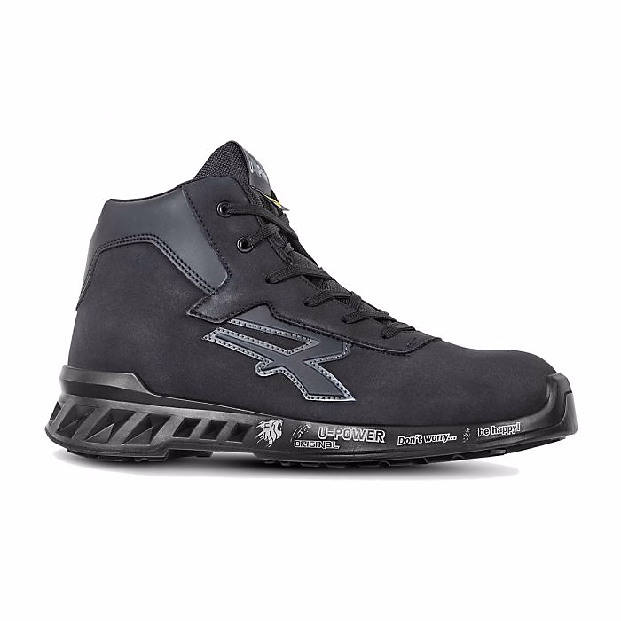 Chaussure de sécurité montante U | Power Parker S3 SRC CI ESD – Taille 46 – Noir