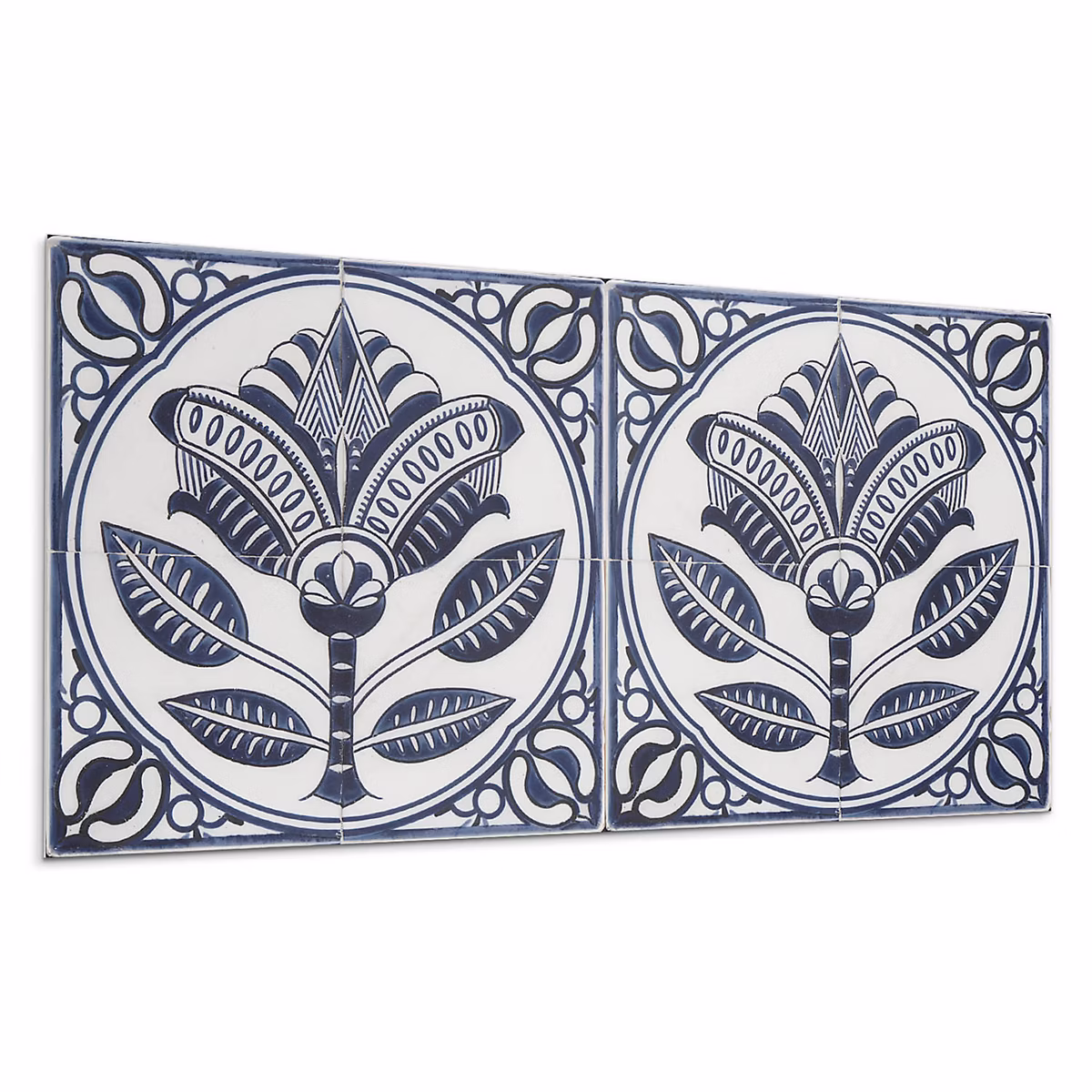 Carreaux De Vinyle Wallfluent 40 × 20 cm Motif Circulaire Abstrait 10 pièces